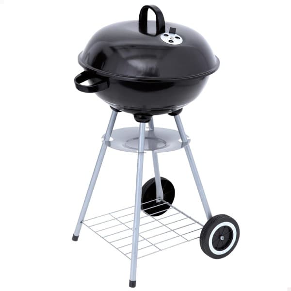Barbacoa de carbón portátil con dos parrillas Aktive 46 cm