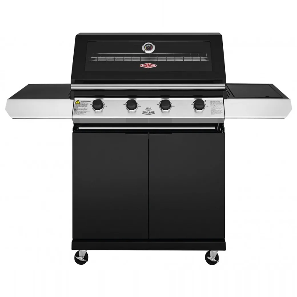 Barbacoa de gas BeefEater Discovery 1200E 4 quemadores con carro