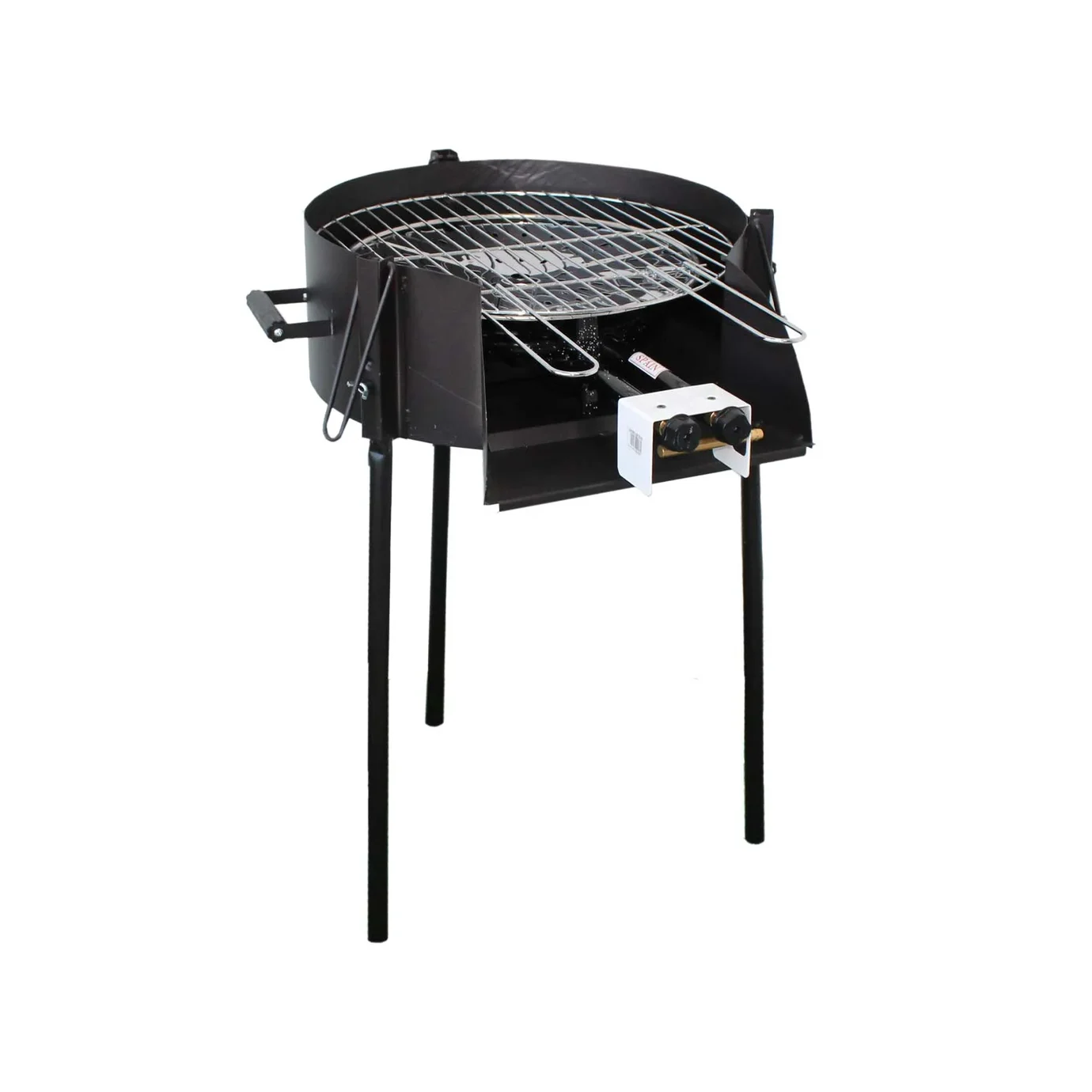 Barbacoa paellero Imor Algo Más 3 en 1: leña, carbón y rosco de gas