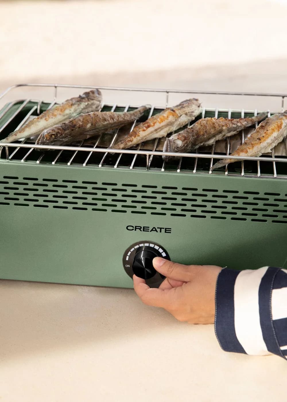 Barbacoa portátil de carbón Create BBQ Compact con ventilador y bolsa