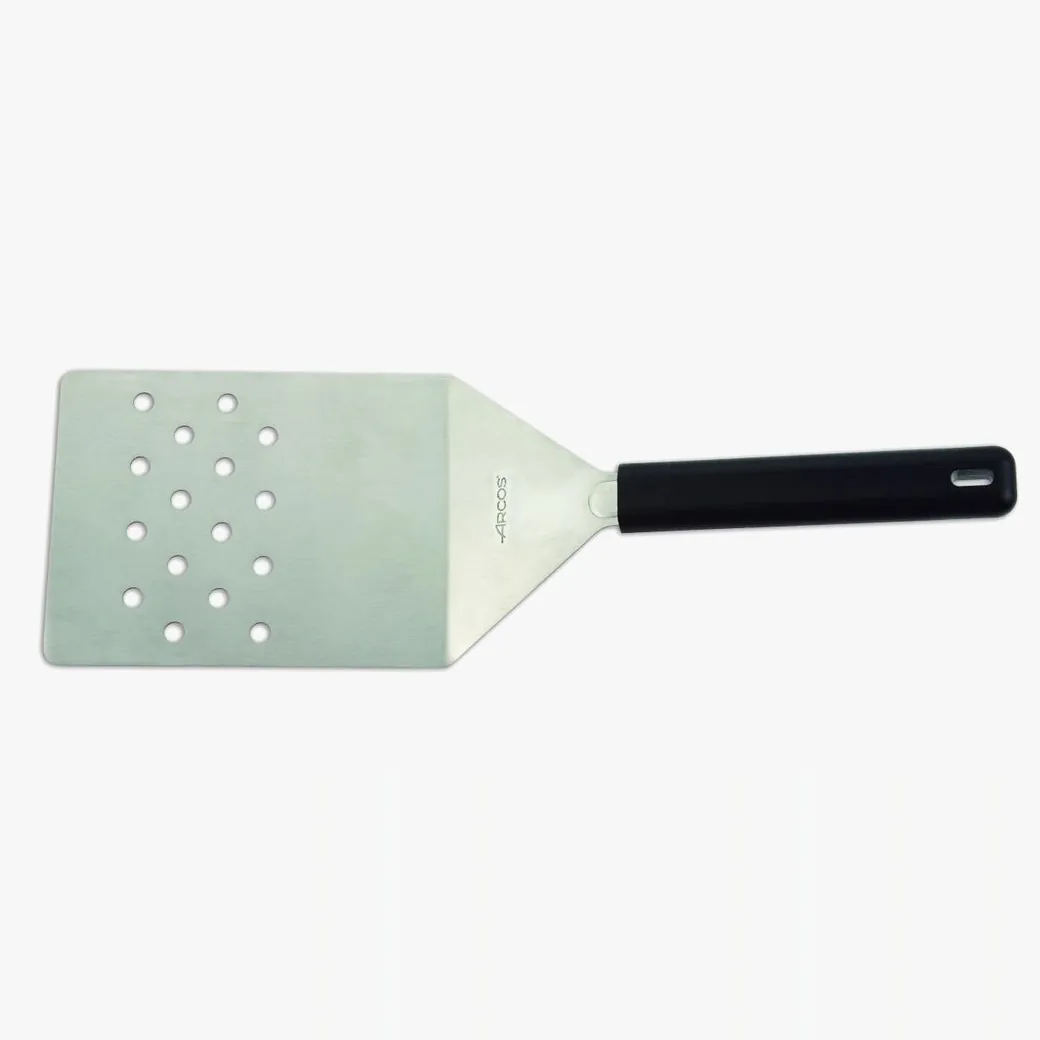 Espátula de servir Arcos 175 mm de acero inoxidable con mango negro