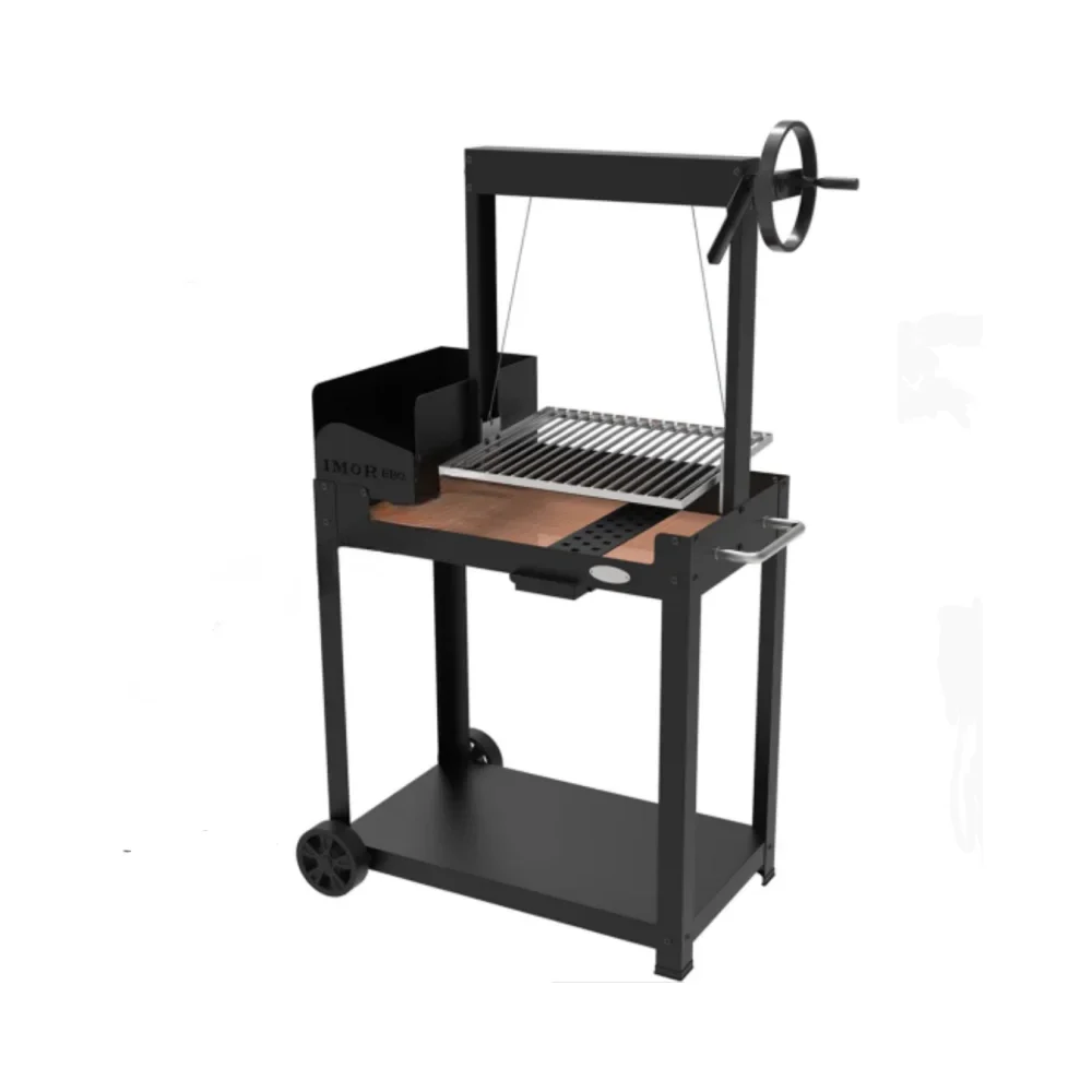 Parrilla argentina Imor Argengrill con brasero lateral y ladrillo refractario