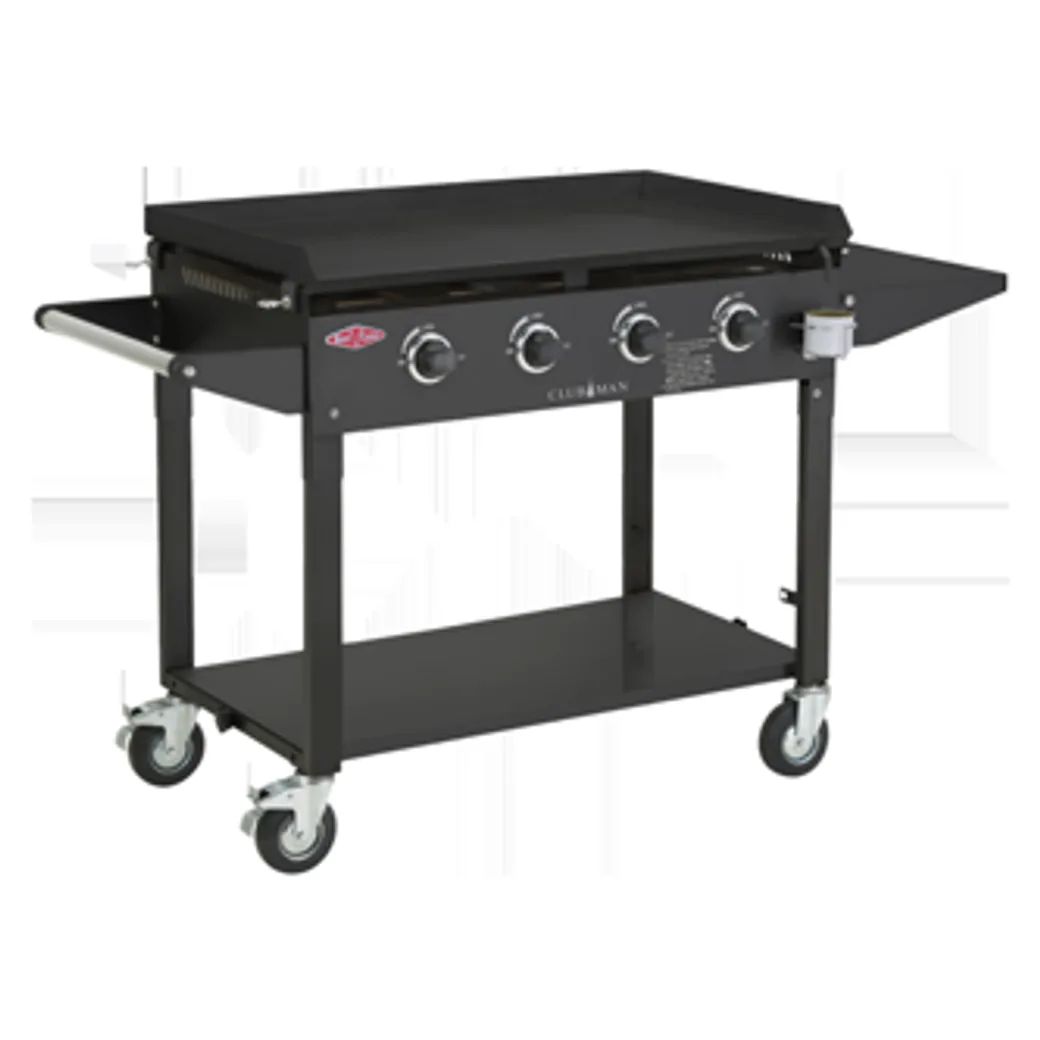 Plancha de gas BeefEater Clubman 4 quemadores 90 x 50 cm con carro