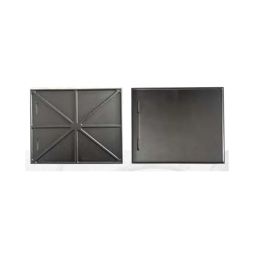 Plancha de hierro fundido Imor de 36 x 30 cm para barbacoa