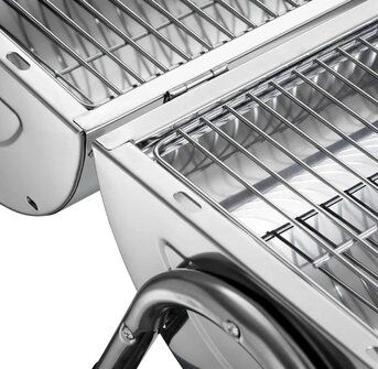 detalles constructivos Barbacoa Portátil TecTake de Carbón