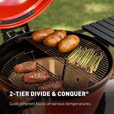 niveles de rejillas para cocinar Kamado Joe Kettle Joe 