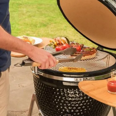 cocinando KLARSTEIN Kingsize Kamado Barbacoa cerámica