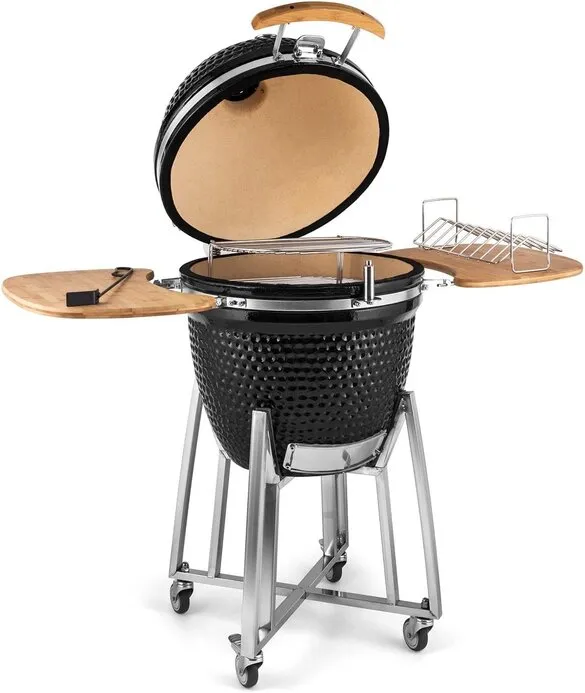 KLARSTEIN abierta  Kingsize Kamado Barbacoa cerámica